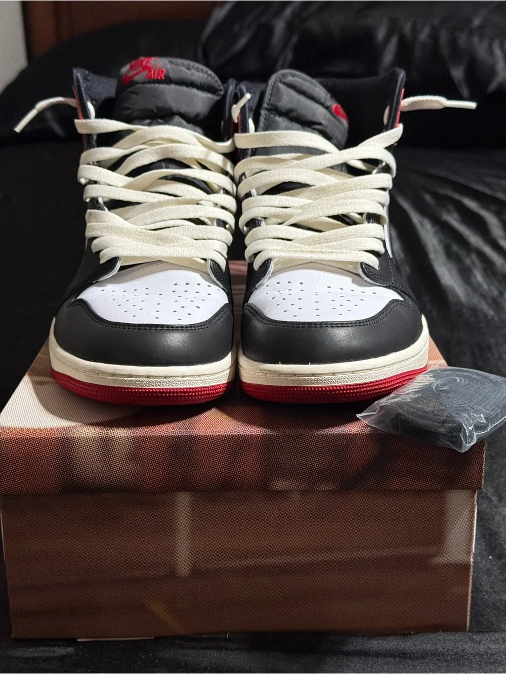 Men's Size 12 - Jordan 1 Retro High OG Black Toe Reimagined